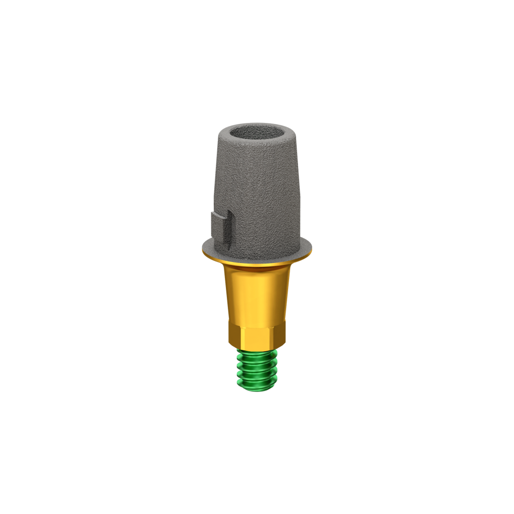 Abutment, titanium base, Sir, 1 mm, R.