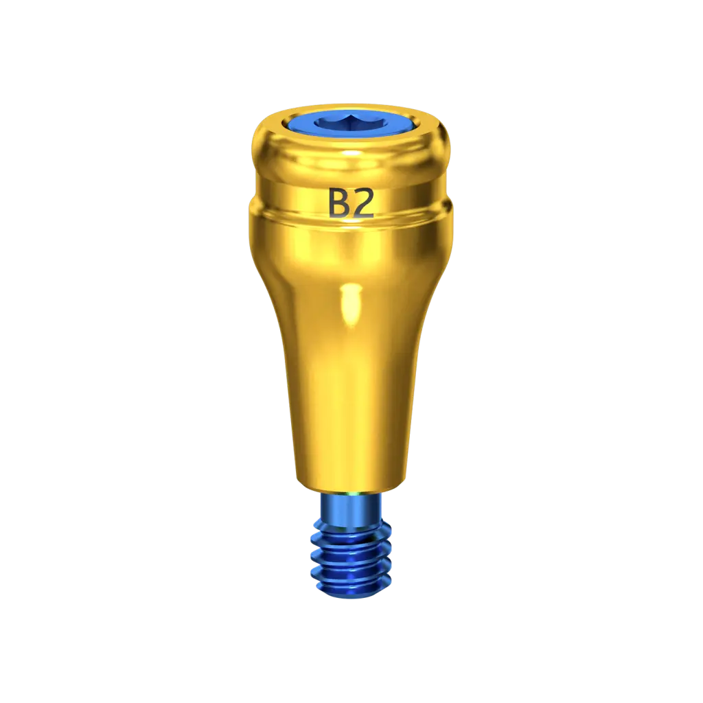 Abutment, attachment, 2 mm, R.